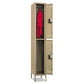 Safco Double-tier Locker 12w X 18d X 78h Two-tone Tan - Furniture - Safco®
