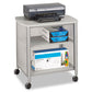 Safco Impromptu Deskside Machine Stand Metal 3 Shelves 100 Lb Capacity 26.25 X 21 X 26.5 Gray - Furniture - Safco®