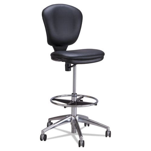 Safco Metro Collection Extended-height Chair Supports Up To 250 Lb 23 To 33 Seat Height Black Seat/back Chrome Base - Office - Safco®