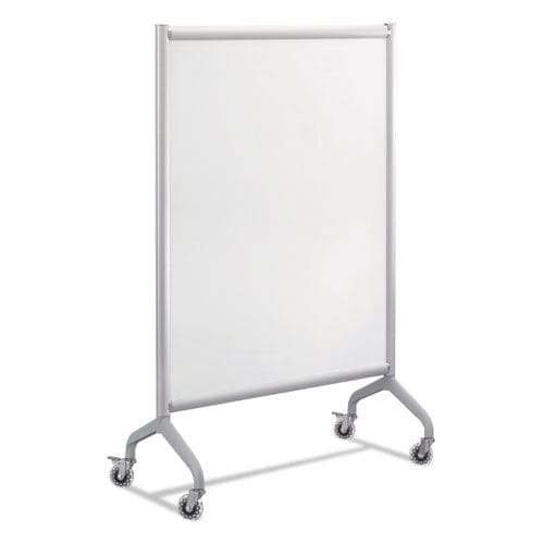 Safco Rumba Full Panel Whiteboard Collaboration Screen 36w X 16d X 54h White/gray - Furniture - Safco®