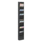 Safco Steel Magazine Rack 23 Compartments 10w X 4d X 65.5h Black - Office - Safco®