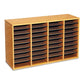 Safco Wood/laminate Literature Sorter 36 Compartments 39.25 X 11.75 X 24 Gray - School Supplies - Safco®