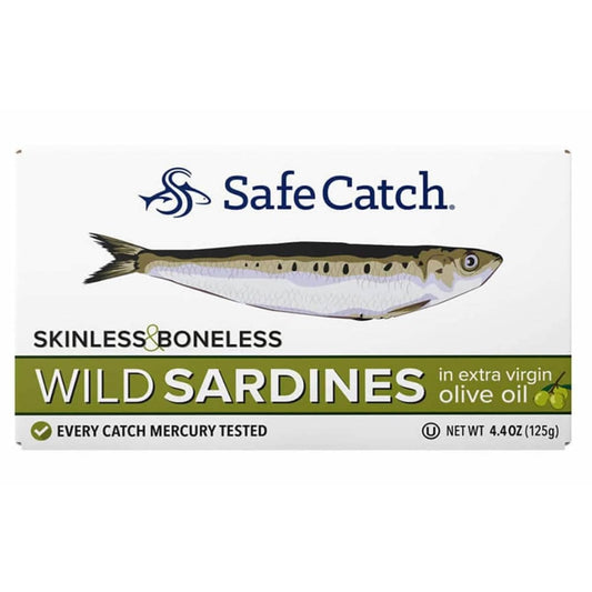 SAFECATCH Safecatch Sardine Wild Blsl In Evoo, 4.4 Oz