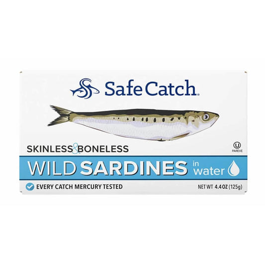 SAFECATCH Safecatch Sardine Wild Blsl In Watr, 4.4 Oz