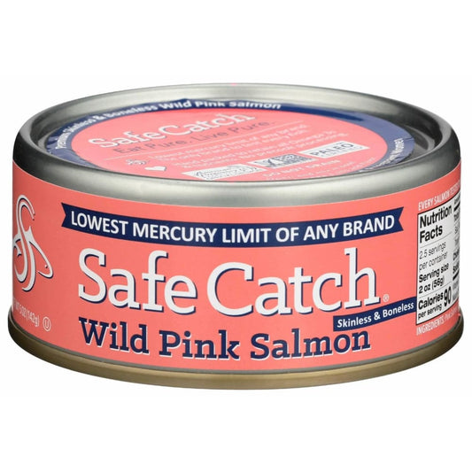 SAFE CATCH Safecatch Wild Pacific Pink Salmon, 5 Oz