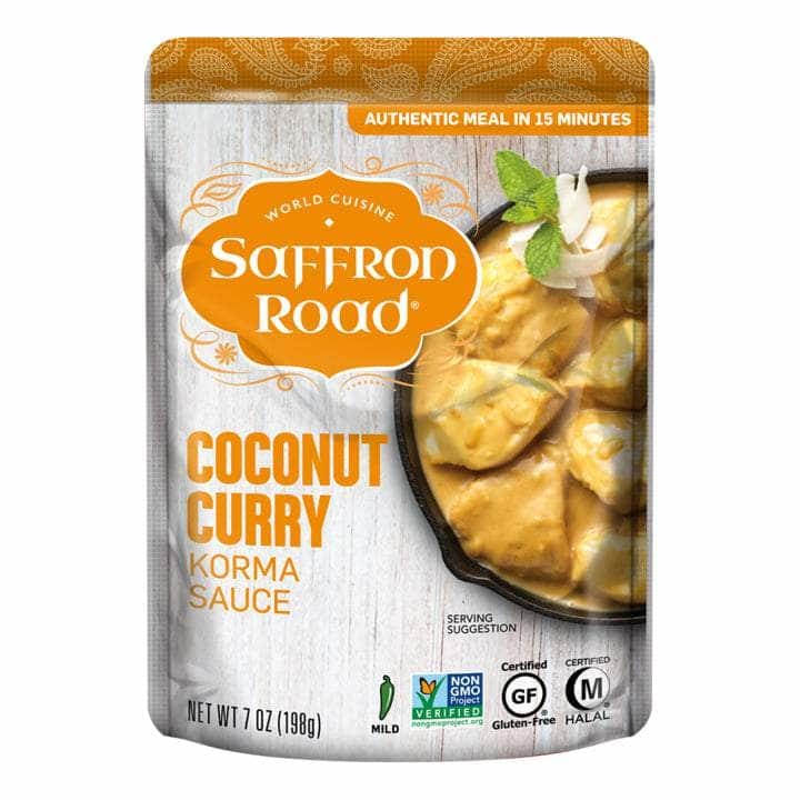 SAFFRON ROAD SAFFRON ROAD Coconut Curry Korma Sauce, 7 oz