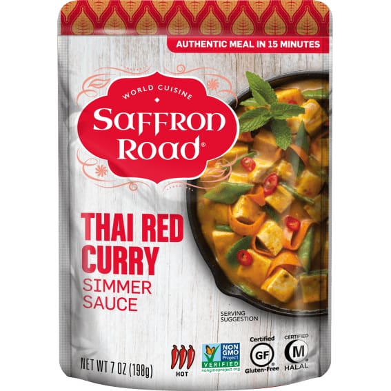 Saffron Road Saffron Road Thai Red Curry Simmer Sauce, 7 oz