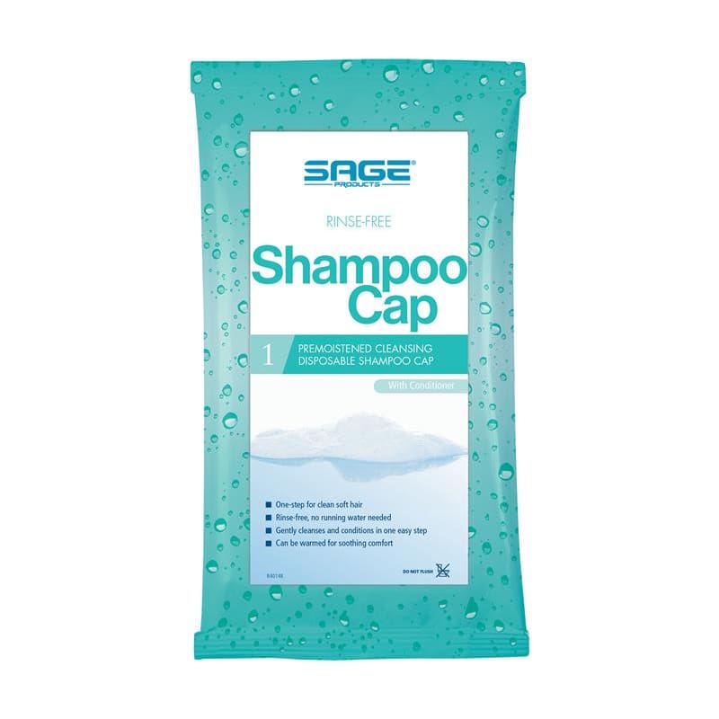 Sage Products Comfort Bath Shampoo Cap (Pack of 3) - Personal Care >> Bedside Care - Sage Products