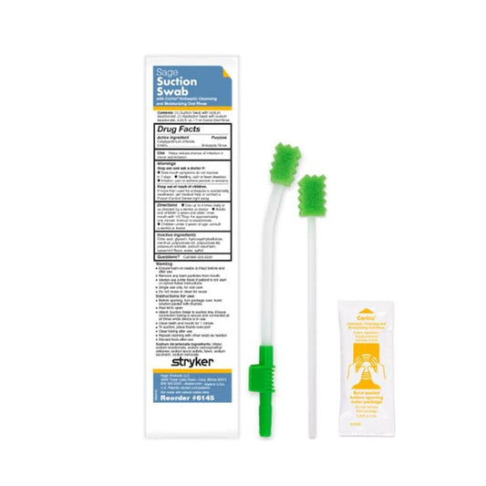 Sage Products Sage Suction Swab With Corinz (Pack of 4) - Personal Care >> Oral Care - Sage Products