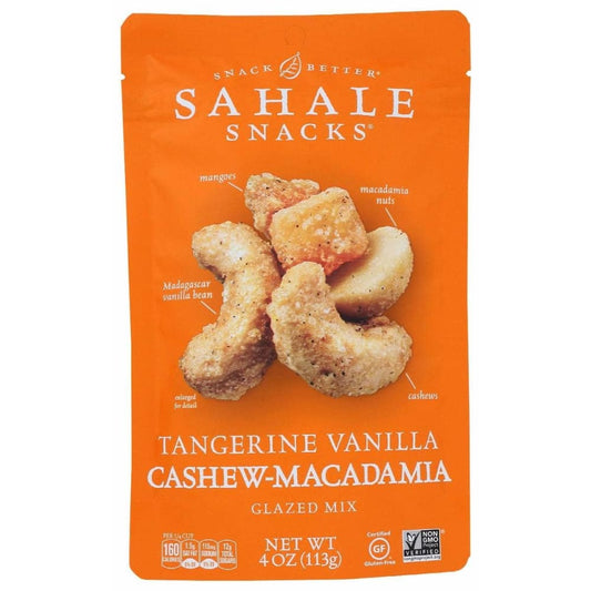 SAHALE SNACKS SAHALE SNACKS Tangerine Vanilla Cashew Macadamia Glazed Mix, 4 oz