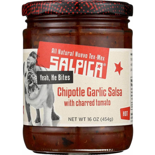SALPICA SALPICA Chipotle Garlic Salsa With Charred Tomato, 16 oz