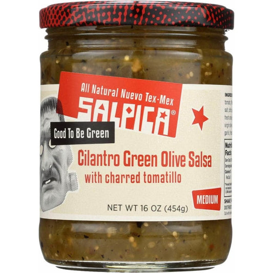 SALPICA SALPICA Salsa Mld Cilantro Grn Olive, 16 oz