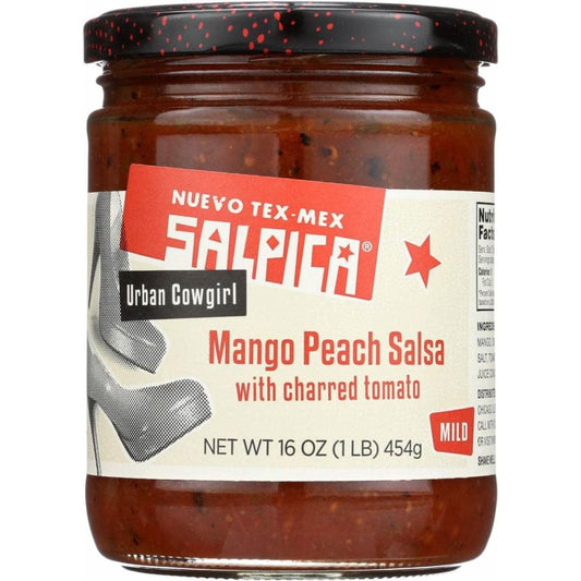 SALPICA SALPICA Salsa Mld Mango Peach, 16 oz