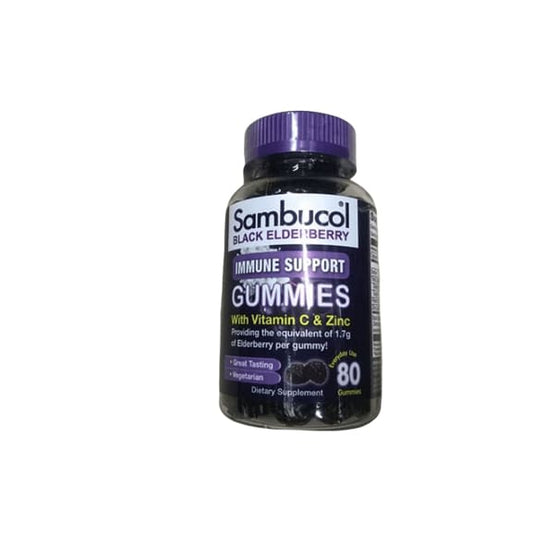 Sambucol Elderberry  Immune Gummies, 80 Count - ShelHealth.Com