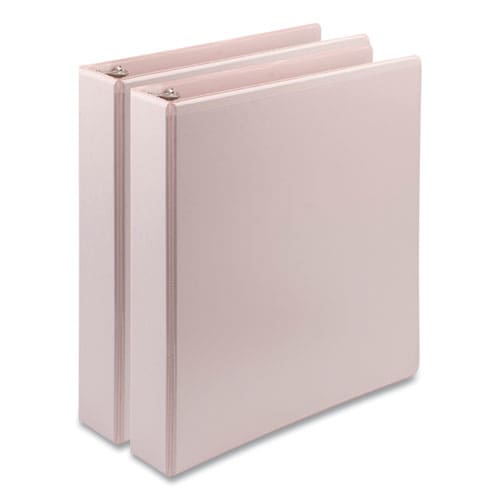 Samsill Earth’s Choice Plant-based Boho D-ring View Binders 1.5 Capacity 11 X 8.5 Rose 2/pack - School Supplies - Samsill®