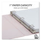 Samsill Earth’s Choice Plant-based Boho D-ring View Binders 1 Capacity 11 X 8.5 Rose 2/pack - School Supplies - Samsill®