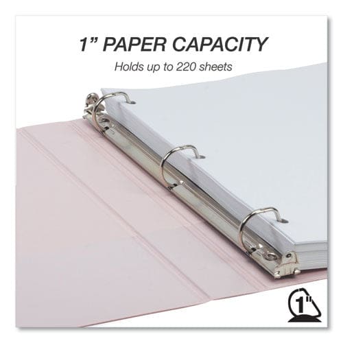 Samsill Earth’s Choice Plant-based Boho D-ring View Binders 1 Capacity 11 X 8.5 Rose 2/pack - School Supplies - Samsill®
