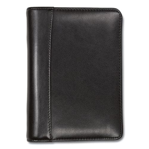 Samsill Regal Leather Business Card Binder Holds 120 2 X 3.5 Cards 5.75 X 7.75 Black - Office - Samsill®
