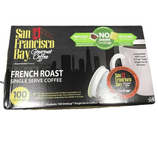 San Francisco Bay OneCup French Roast, Single Serve Coffee K-Cup Pods (100 Count) - ShelHealth.Com