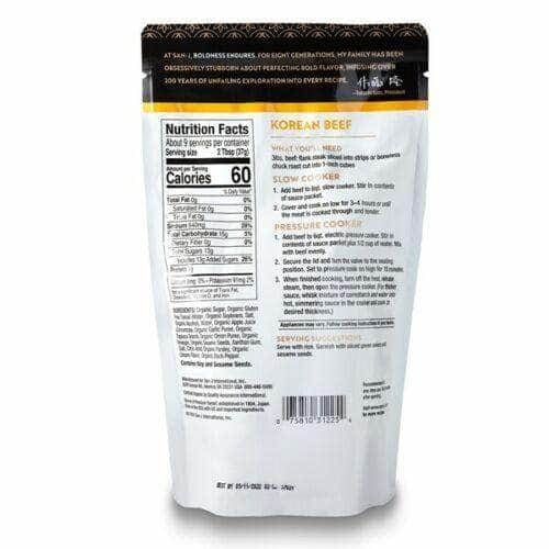 SAN J San J Sauce Korean Bbq, 12 Oz