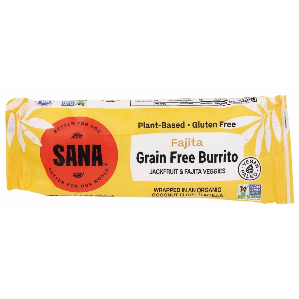 Sana Grocery > Frozen SANA: Burrito Grain Free Fajita, 5.5 oz