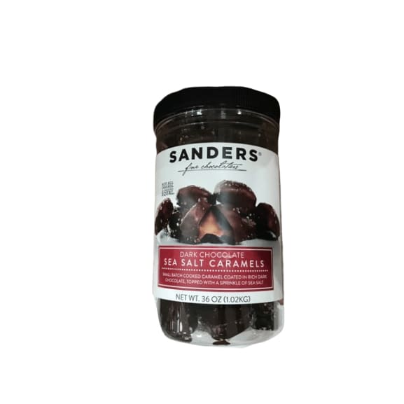 Sanders Dark Chocolate Sea Salt Caramels - 36 ounces - ShelHealth.Com