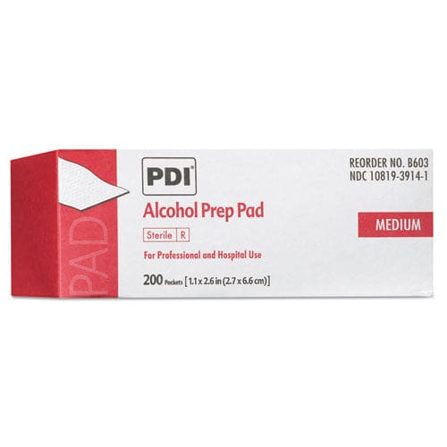 Sani Professional Pdi Alcohol Prep Pads 200/box - Janitorial & Sanitation - Sani Professional®