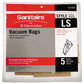 Sanitaire Commercial Upright Vacuum Cleaner Replacement Bags Style Ls 5/pack - Janitorial & Sanitation - Sanitaire®