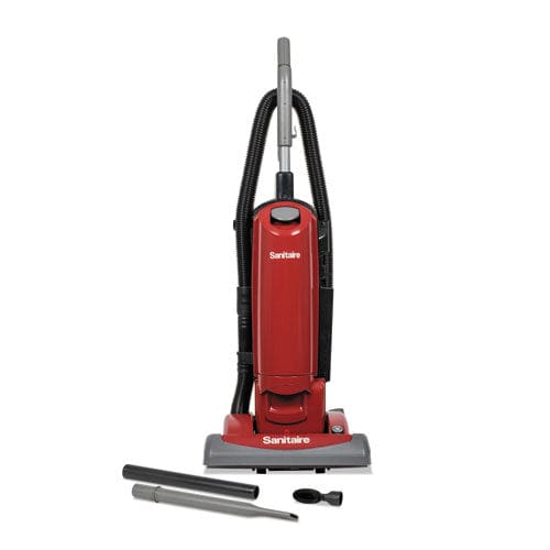 Sanitaire Force Quietclean Upright Vacuum Sc5815d 15 Cleaning Path Red - Janitorial & Sanitation - Sanitaire®