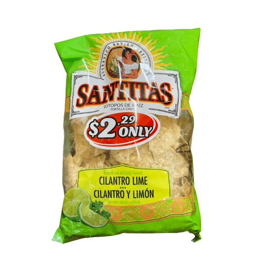 Santitas Santitas Tortilla Chips Cilantro Lime, 10.5 oz.