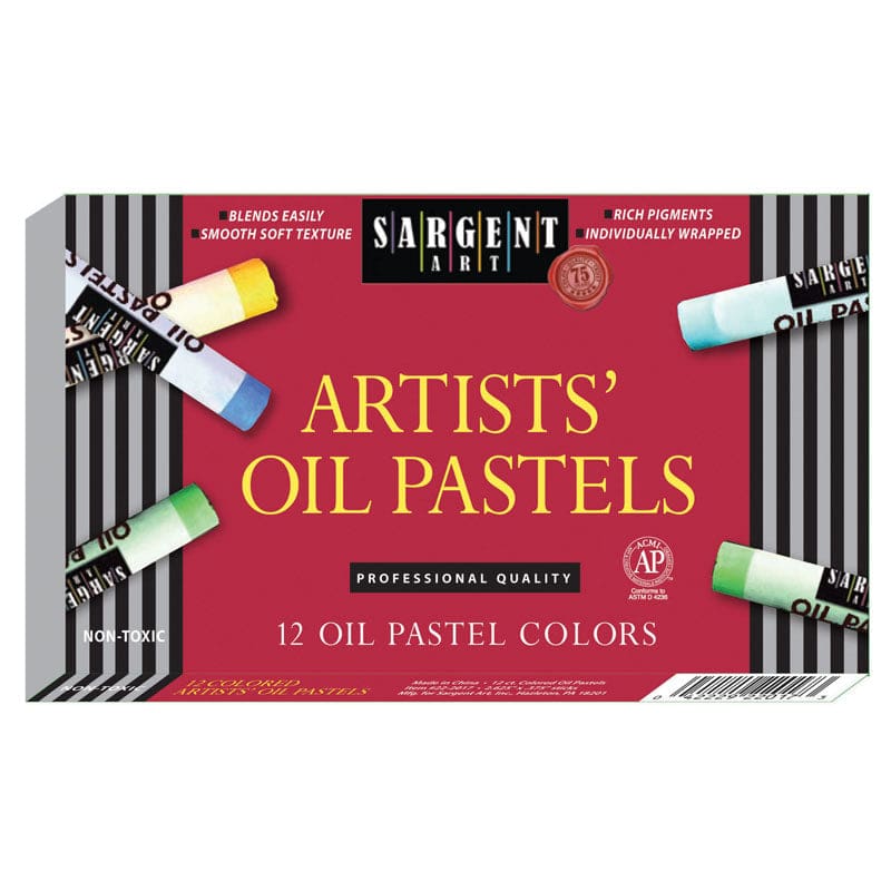 Sargent 12Ct Regular Oil Pastels (Pack of 12) - Pastels - Sargent Art Inc.