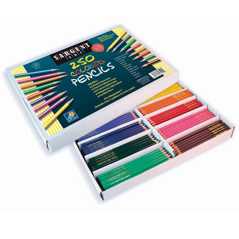 Sargent Art Colored Pencils 250/Pk - Colored Pencils - Sargent Art Inc.