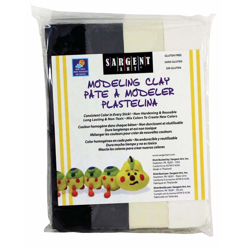 Sargent Art Modeling Clay Natural Colors (Pack of 12) - Clay & Clay Tools - Sargent Art Inc.