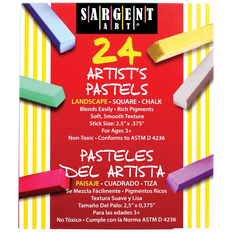 Sargent Art Sq Chalk 24 Landscape (Pack of 3) - Pastels - Sargent Art Inc.