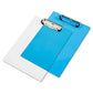 Saunders Acrylic Clipboard 0.5 Clip Capacity Holds 8.5 X 11 Sheets Transparent Blue - Office - Saunders
