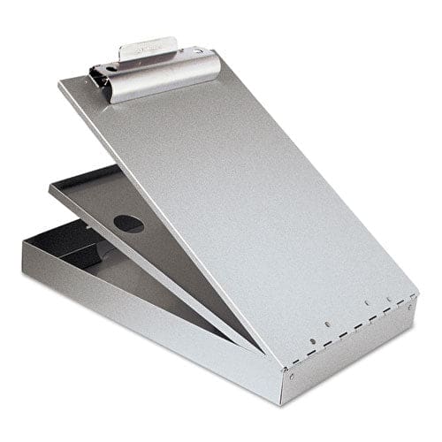 Saunders Cruiser Mate Aluminum Storage Clipboard 1.5 Clip Capacity Holds 8.5 X 11 Sheets Silver - Office - Saunders