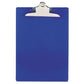 Saunders Recycled Plastic Clipboard With Ruler Edge 1 Clip Capacity Holds 8.5 X 11 Sheets Blue - Office - Saunders