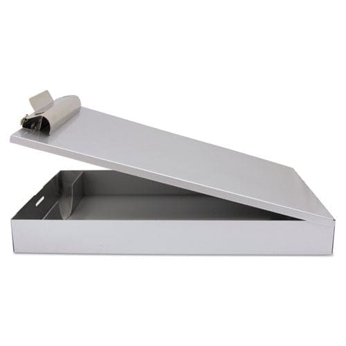 Saunders Redi-rite Aluminum Storage Clipboard 1 Clip Capacity Holds 8.5 X 11 Sheets Silver - Office - Saunders
