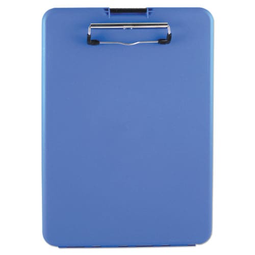 Saunders Slimmate Storage Clipboard 0.5 Clip Capacity Holds 8.5 X 11 Sheets Blue - Office - Saunders