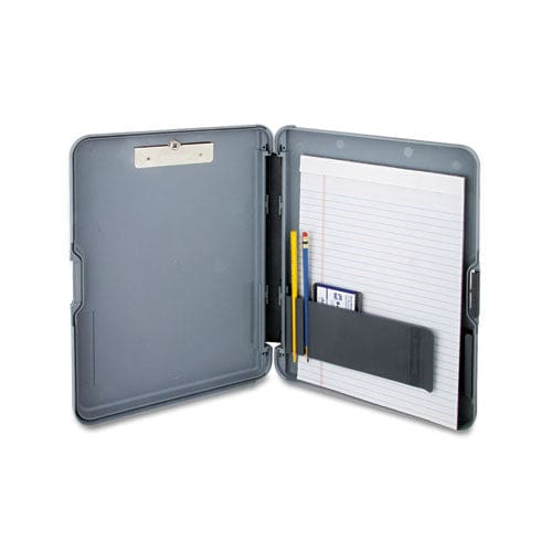 Saunders Workmate Storage Clipboard 0.5 Clip Capacity Holds 8.5 X 11 Sheets Charcoal/gray - Office - Saunders