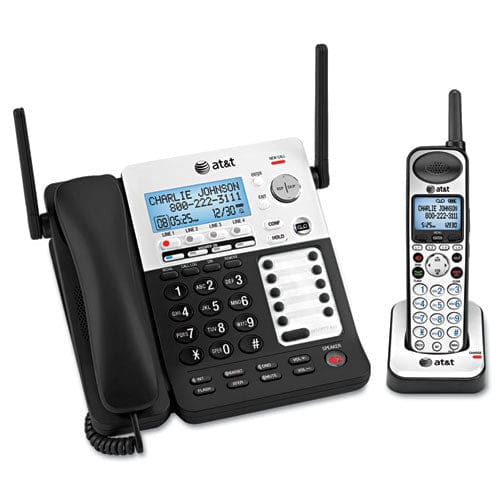 Sb67138 Dect 6.0 Phone/answering System 4 Line 1 Corded/1 Cordless Handset - Technology - AT&T®