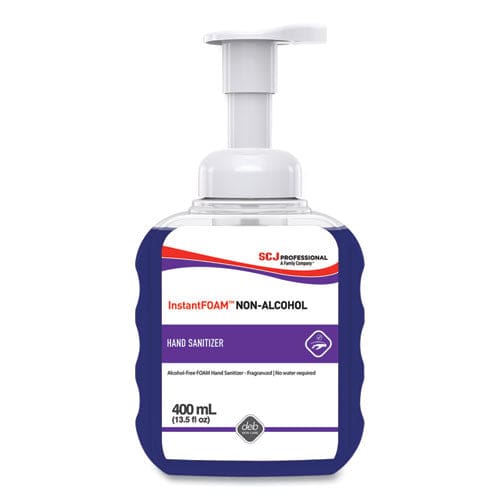 SC Johnson Professional Instantfoam Non-alcohol Hand Sanitizer 400 Ml Pump Bottle Light Perfume Scent 12/carton - Janitorial & Sanitation -