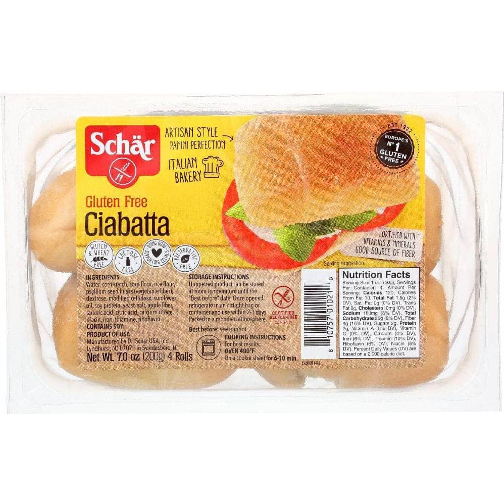 Schar Schar Gluten Free Ciabatta Parbaked Rolls, 7 oz