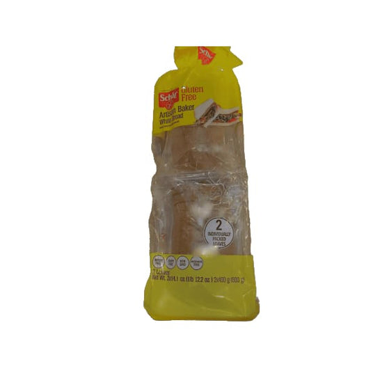 Schar Naturally Gluten-Free Artisan Baker White Bread, 14.1-Ounce Packages (Pack of 2) - ShelHealth.Com