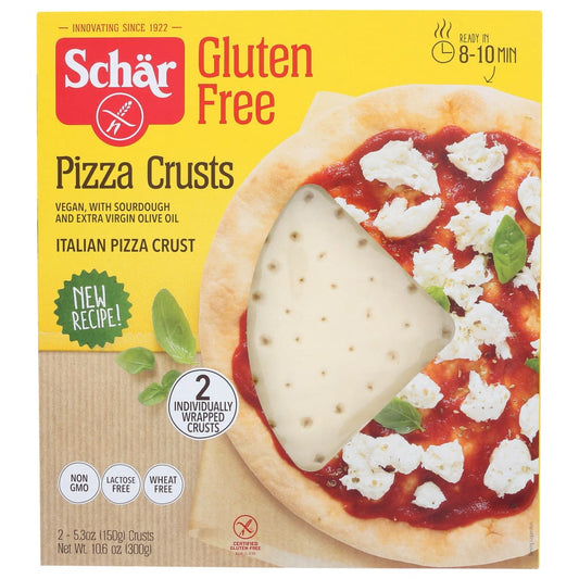 Schar Pizza Crusts Single Box Gluten Free 10.6 oz (Case of 2) - Schar