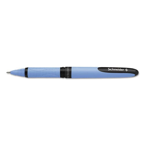 Schneider One Hybrid N Roller Ball Pen Stick Fine 0.5 Mm Black Ink Blue Barrel 10/box - School Supplies - Schneider®