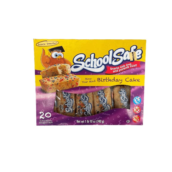 SchoolSafe SchoolSafe Birthday Cake, 20 Count, 1 lbs 10 oz.