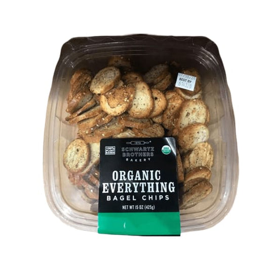 Schwartz Bros Organic Everything Bagel Chips, 15 oz - ShelHealth.Com