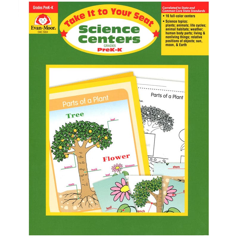 Science Centers Prek-K - Activity Books & Kits - Evan-moor