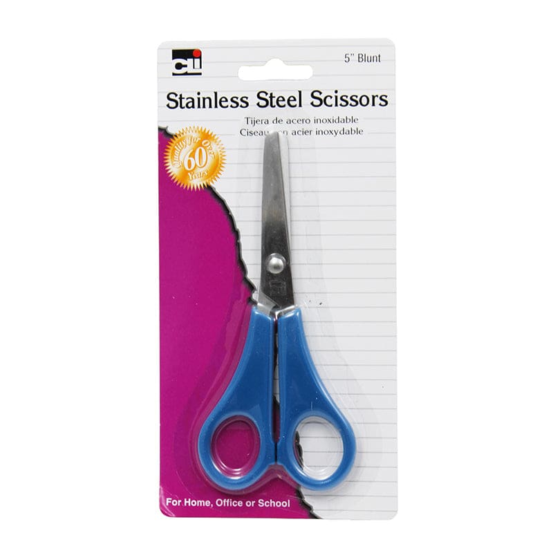 Scissors Student 5In Blunt Asst Colors (Pack of 12) - Scissors - Charles Leonard